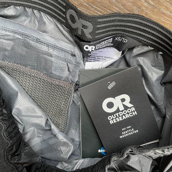 Outdoor Research Women's Helium Ultralight Rain Pants, Size XS Short NWT - Picture 2 of 5